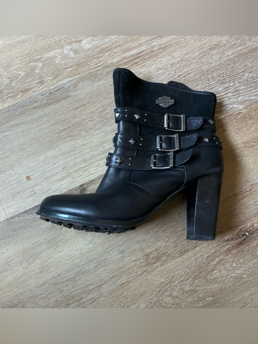 HARLEY DAVIDSON ANKLE BOOTS WITH HIGH HEELS 👢 SIZE 7